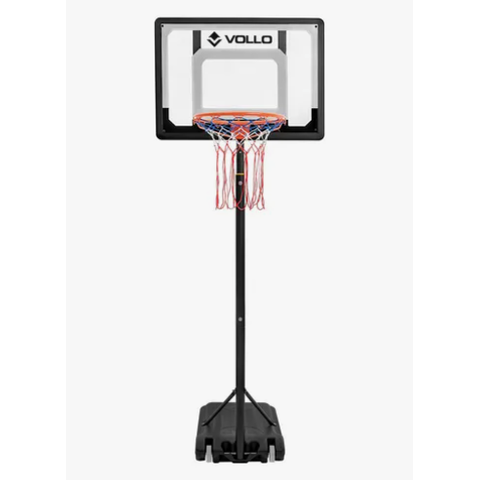Tabela de Basquete Vollo Tb210 Portátil Ajustável 2,10m Aro 38cm