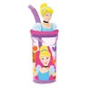 Copo 3d Yangzi C/ Canudo Princesas 360ml Tl30c01 - 1