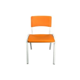 Kit 2 Cadeiras Infantil Iso Laranja Brinquedoteca Escolas Ecomhome - 4