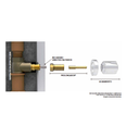 Ver imagem 2 de Prolongador P /registro C Castelo Celite 30mm 161101* - Blukit