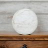 Escultura Esfera Decorativa em Marmore Branco 10cm - 2