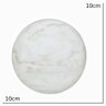 Escultura Esfera Decorativa em Marmore Branco 10cm - 3