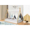 Cama Infantil Cabaninha 100% MDF Cor Branco JA - 1