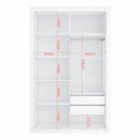 Ver imagem 3 de Closet Modulado 8 Gavetas 12 Prateleiras Branco Amoudi Móveis
