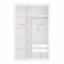 Ver imagem 4 de Closet Modulado 8 Gavetas 12 Prateleiras Branco Amoudi Móveis