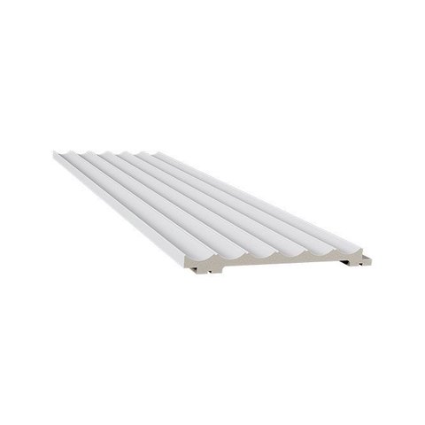 Revestimento de Poliestireno Duna 15cm - Santa Luzia:branco