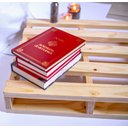 Ver imagem 6 de Pallet de Madeira Pinus 60x60 Suporte Fogão 4 Bocas