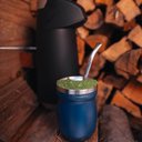 Ver imagem 7 de Cuia de Chimarrão Inox Térmica 240ml Tramontina Exata Azul Terere 11x8cm