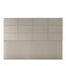 Cabeceira Estofada Casal King Size 195 Cm Marte Linho Bege Skybox - 2