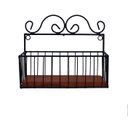 Ver imagem 2 de Fruteira de Parede Madeira Ferro Cesto 30 Cm Arabescos