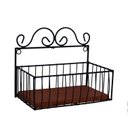 Ver imagem 5 de Fruteira de Parede Madeira Ferro Cesto 30 Cm Arabescos