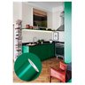Adesivo envelopamento de móveis cozinha banheiro 50cm x 3m:Verde Bandeira - 1