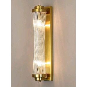 Par Arandela Moderna Dourada Lfd Filete 110v/220v Dourado