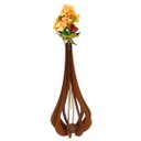 Ver imagem 1 de Vaso de Chão Decorativo Grande Mdf Ibiza:marrom/90x42cm