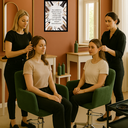 Ver mais imagens de "Seu Cabelo É a Moldura do Seu Rosto..."Quadro Decorativo