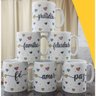 Jogo 6 Canecas 300ml Frases Motivacionais - Kit Porcelana - 2