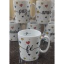 Ver mais imagens de Jogo 6 Canecas 300ml Frases Motivacionais - Kit Porcelana