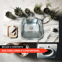 Ver imagem 2 de Tanque Lavanderia 55x45 Aço Inoxidavel 304 Premium Polido