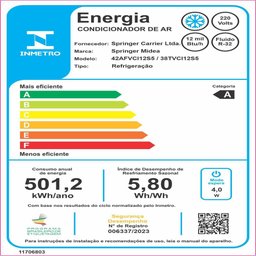 Ar Condicionado Split Inverter 12.000 Btu Airvolution Frio Midea 42afvci12s5.38tvci12s5 - 220v Sprin - 19
