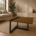 Ver imagem 1 de Mesa Centro Estilo Industrial Berlin Decorativa Moderna Klm Móveis