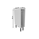 Ver imagem 2 de Nicho de Cozinha Modulado Cz-3304 Toalheiro 20cm Branco - Tecno Mobili