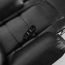 Ver imagem 5 de Poltrona do Papai Reclinável Melim Power Touch Massagem Pu Preto Brilho Fh1 - D'Rossi