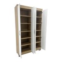 Ver imagem 4 de Armário Sapateira Multiuso 2 Portas Dm-580 Cor:brancoriviera