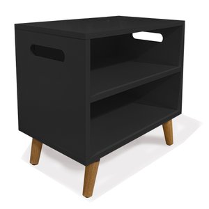 Sapateira Organizadora Premium para Hall De Entrada De Chão:Preto