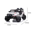 Ver imagem 4 de Carrinho Jipe Infantil Elétrico Jipe Off Road 12v com Controle Remoto Preto
