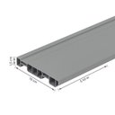 Ver imagem 4 de Rodape Cinza Claro Pvc 240x7 Cm 10 Peças