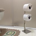 Ver imagem 5 de Papeleira Dupla de Chão Lavabo Porta Rolo Papel Higiênico