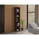 Ver imagem 4 de Multiuso Livreiro Estante com Prateleiras Janaína Preto - Ajl Móveis Estante Livreiro