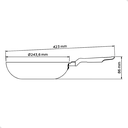 Ver imagem 5 de Frigideira Funda Antiaderente Tramontina 24Cm Loreto Grafite