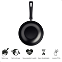 Ver imagem 4 de Frigideira Funda Antiaderente Tramontina 24Cm Loreto Grafite