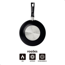 Ver imagem 3 de Frigideira Funda Antiaderente Tramontina 24Cm Loreto Grafite