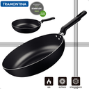 Ver imagem 2 de Frigideira Funda Antiaderente Tramontina 24Cm Loreto Grafite