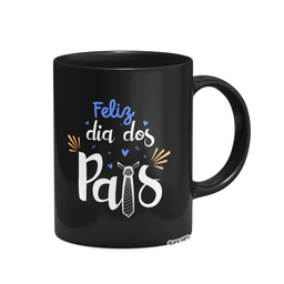 Caneca Dia Dos Pais - Querido Futuro Papai de Menino - Preta - 2