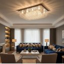 Ver imagem 3 de Lustre para Sala de Cristal Legítimo K9 Base Retangular em Inox 60x40 Cm