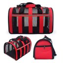 Ver imagem 6 de Bolsa Transporte Pet Cachorro Gato Animais Refletiva Segura Passeio Viagem Caminhada Aviao Carro Laz