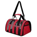 Ver imagem 7 de Bolsa Transporte Pet Cachorro Gato Animais Refletiva Segura Passeio Viagem Caminhada Aviao Carro Laz