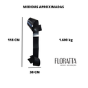 Ver imagem 2 de Decoração Escultura de Parede em Aço Preto Exclusiva no Brasil para Sala, Quarto, Escritório, Hall