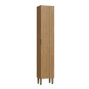 Ver imagem 5 de Paneleiro 1 Porta 40cm 5 Prateleiras Florença Marrom/Marromle