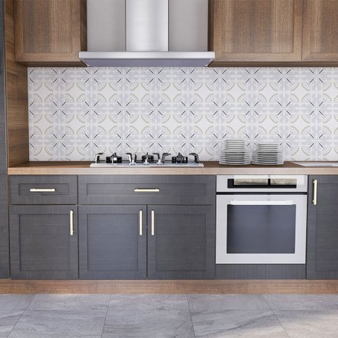 Kit 10 Metros - Papel de Parede Adesivo Decorativo Azulejo Português