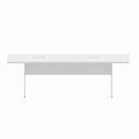 Ver imagem 4 de Mesa Reunião Escritório 3,00m X 1,10m 08 Pessoas com 2 Caixas para Tomadas e Tampo Bipartido 100%