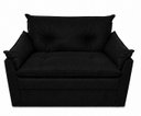 Ver imagem 4 de Sofá Compacto 2 Lugares Suede Confortável Minnors 1,20 Mts Cor:Preto