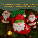 Ver imagem 7 de Kit 12 Pendentes Enfeite Árvore Natal Papai Noel Decoração