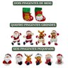 Kit 12 Pendentes Enfeite Árvore Natal Papai Noel Decoração - 5