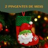 Kit 12 Pendentes Enfeite Árvore Natal Papai Noel Decoração - 8