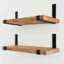 Ver imagem 6 de Kit 2 Mãos Francesas Invertidas 20x11 Cm Preto Aço Estilo Industrial - Nv752