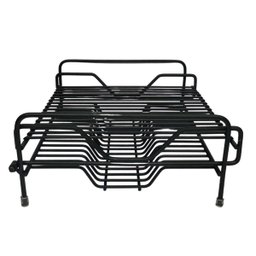 Escorredor de Louça Preto Fosco Dobrável 16 Pratos Pia Bancada de Cozinha - 3